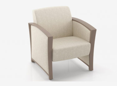 Spec “Dignity” Single Seat Lounge Chair with Arms